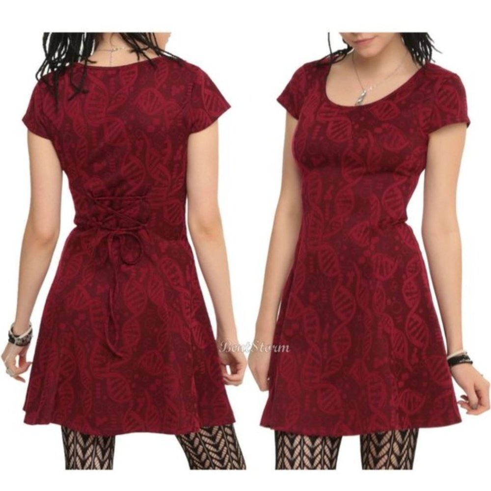 Orphan Black Hot Topic DNA Print Dress Size M